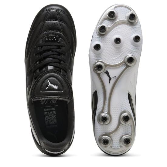 Puma Mens Liga King Firm Ground Football Boots (Puma Black) - Image 3