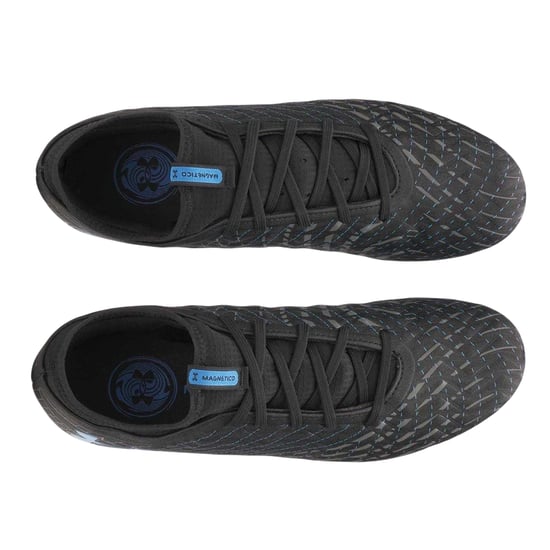 Under Armour Magnetico Select 5 voetbalschoenen voor heren, voor harde ondergrond (ZWART/BLAUW) - Image 3