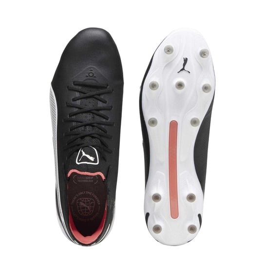 Puma Unisex Adult King Ultimate Stevige Grond Voetbalschoenen (Zwart, Wit) - Image 4