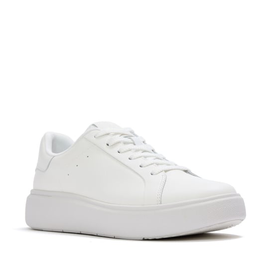 FitFlop Rtg leather lace up trainers - Image 1