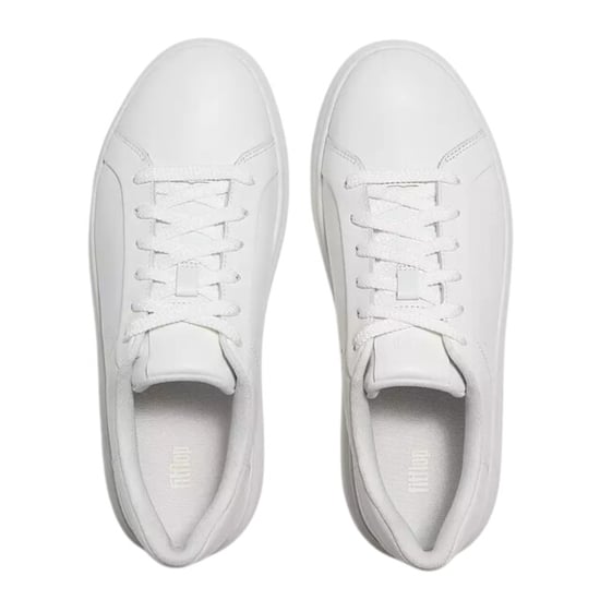 FitFlop Rtg leather lace up trainers - Image 3
