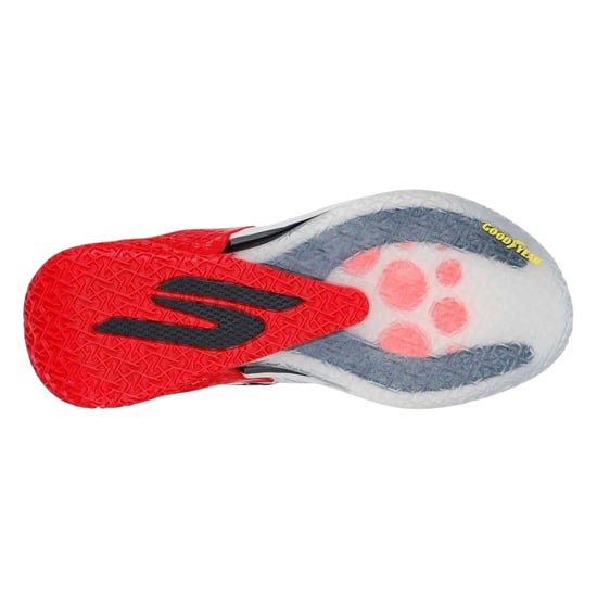Skechers Heren Mesh Basketbalschoenen (Wit/Zwart) - Image 4