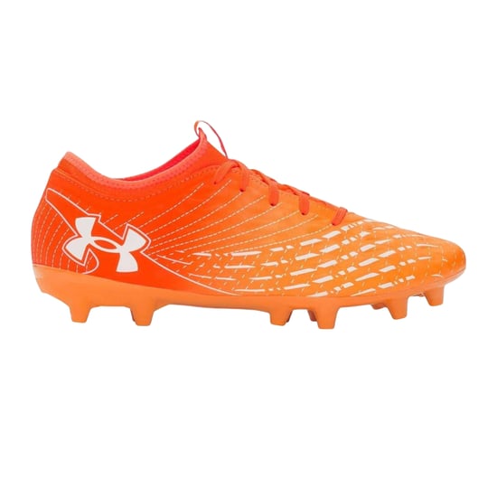 Under Armour Magnetico Select 5 voetbalschoenen voor heren, voor harde ondergrond (Oranje/Wit) - Image 1