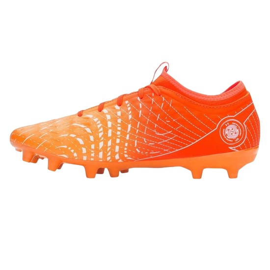 Under Armour Magnetico Select 5 voetbalschoenen voor heren, voor harde ondergrond (Oranje/Wit) - Image 2
