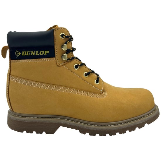 Dunlop Heren Nevada Leren Veiligheidslaarzen met Stalen Teen Kap (Honing) - Image 1