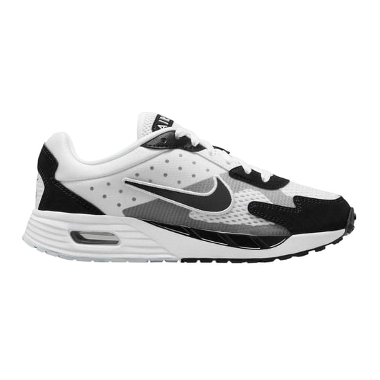 Nike Childrens/Kids Air Max Leather Lace Up Trainers (White/Black/Purple) - Image 1