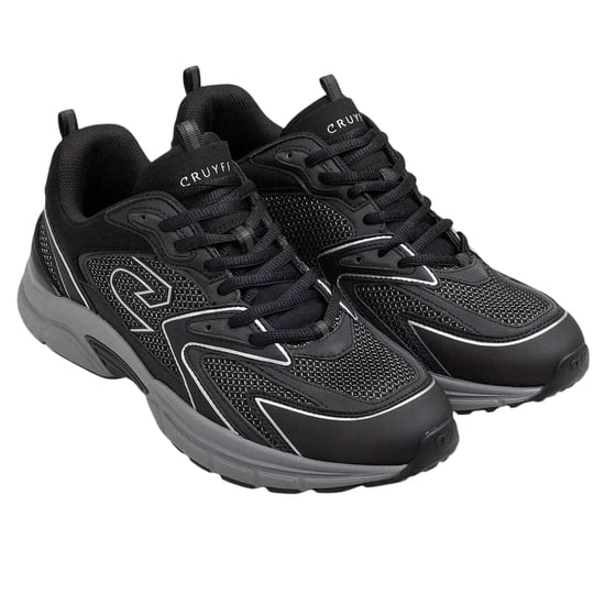 Cruyff Heren Scorpius Logo Lage Sneakers (Zwart/Grijs) - Image 2