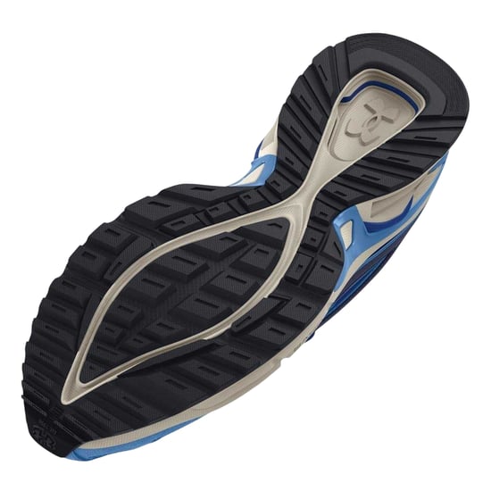 Under Armour Dames HOVR Road Leer Ronde Neus Schoenen (Blauw) - Image 4