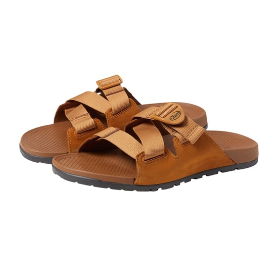 Chaco Heren Lowdown Leer Flatform Slides (Taffy Roze) - Image 5
