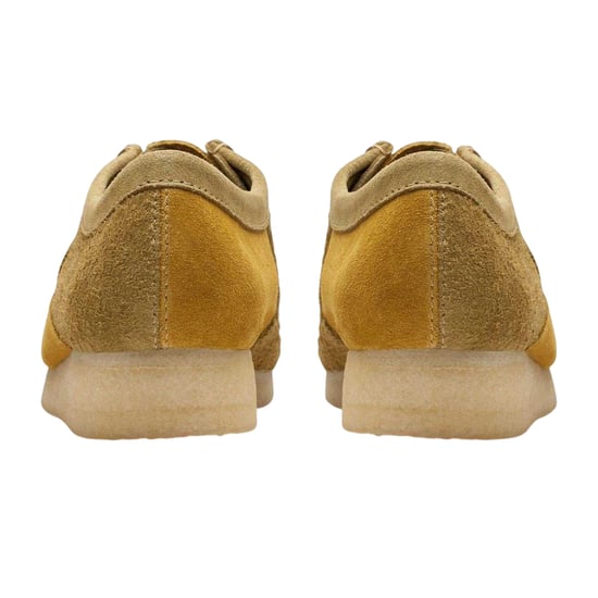 Clarks Originals Mens Wallabee Suede Shoes (Olive) - Image 2