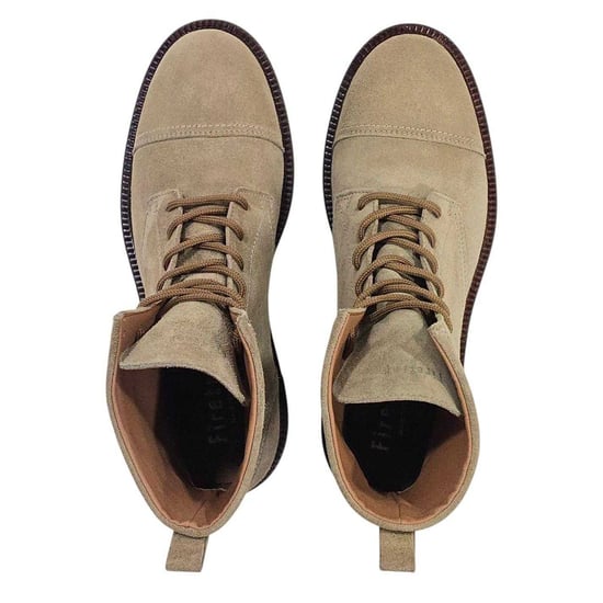 Firetrap Suède enkellaarsjes voor heren (Zand) - Image 4