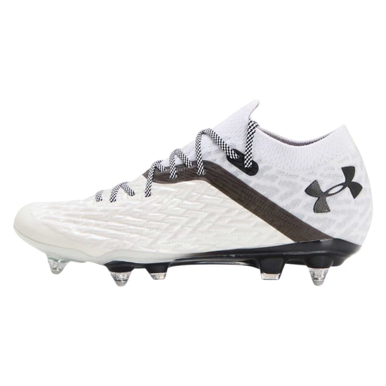 Under Armour Clone Magnetico Pro kunstgrasvoetbalschoenen voor heren (Wit, Zwart) - Image 2