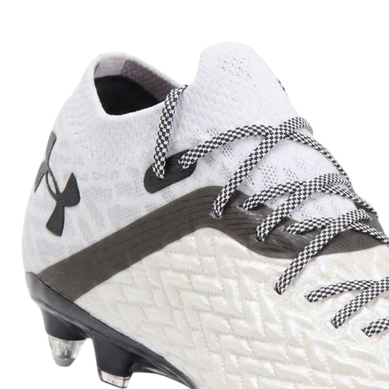Under Armour Clone Magnetico Pro kunstgrasvoetbalschoenen voor heren (Wit, Zwart) - Image 4