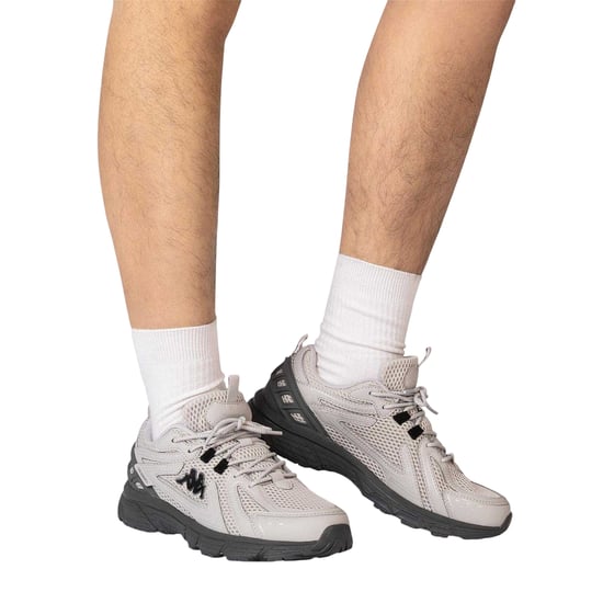 Kappa Mannen Alvi Logo Lage Sneakers (Grijs) - Image 4