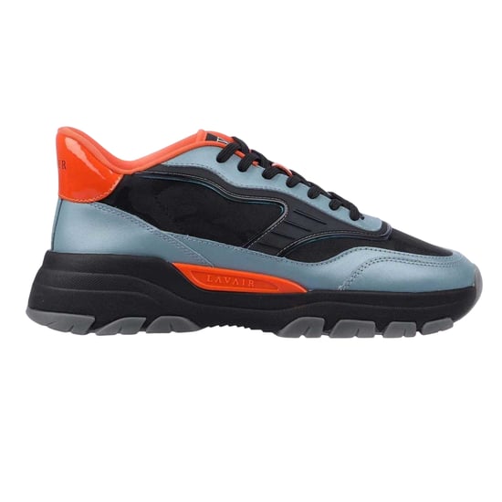 Lavair Heren Pacific 2.0 Leren Chunky Platte Sneakers (Blauw) - Image 1