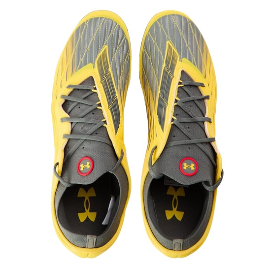 Under Armour Heren Clone Magnetico Elite 4 Voetbalschoenen (Geel) - Image 3