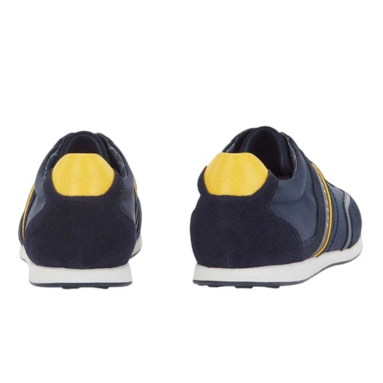 Hugo Boss Heren Stiven leren veterschoenen (Marine) - Image 2