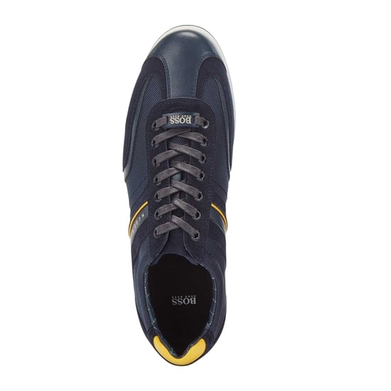Hugo Boss Heren Stiven leren veterschoenen (Marine) - Image 4