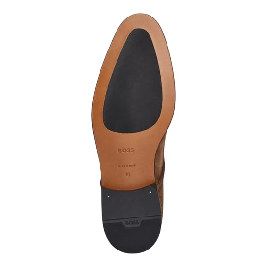 Boss Heren Derrek suède derby-schoenen met lage hak (Medium Beige) - Image 4
