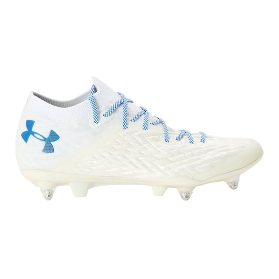 Under Armour Clone Magnetico Pro gewatteerde gebreide voetbalschoenen voor heren (Wit) - Image 1