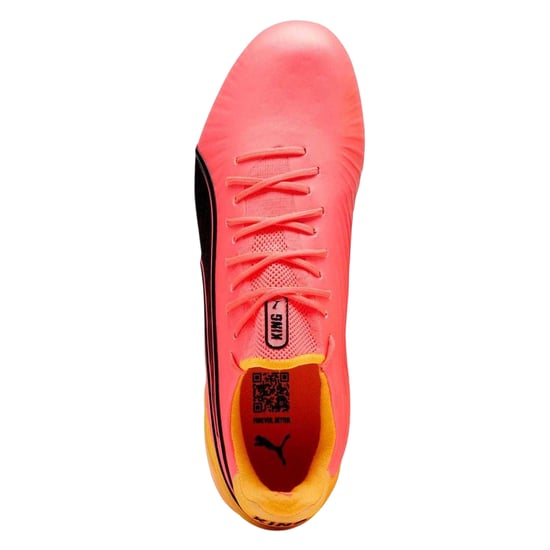 Puma Mens King Ultimate Tricks Firm Ground Football Boots (Orange) - Image 3