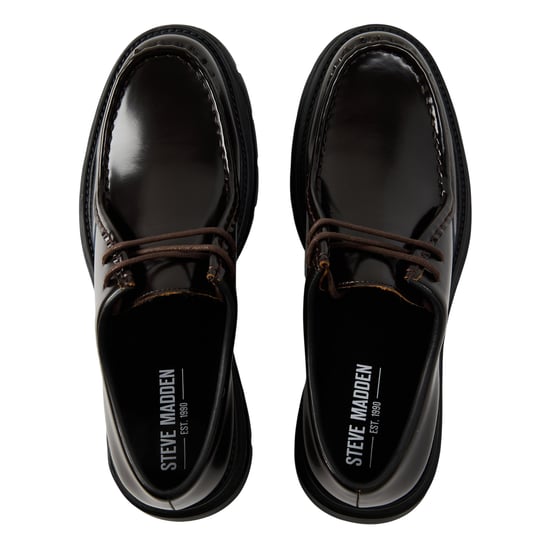 Steve Madden Heren Reice leren muiltjes zonder achterkant (Bruin) - Image 3