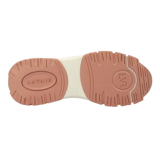 Lavair Heren Pacific 2.0 Leren Chunky Platte Sneakers (Roze) - Image 4
