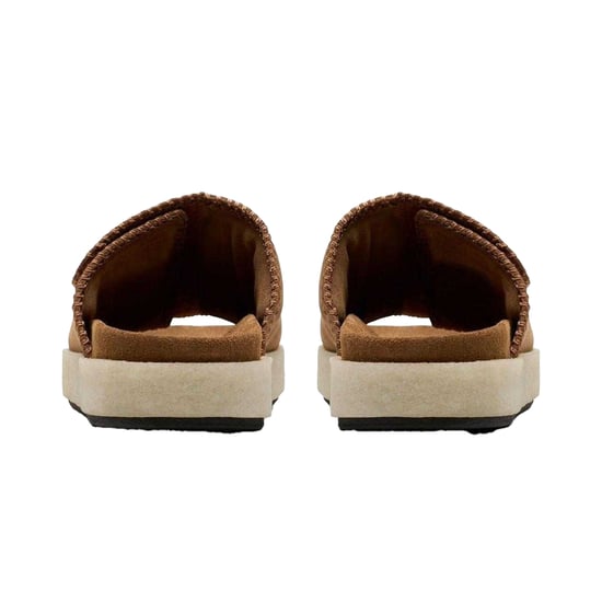 Clarks Originals Mens Overleigh Suede Sliders (Brown) - Image 2
