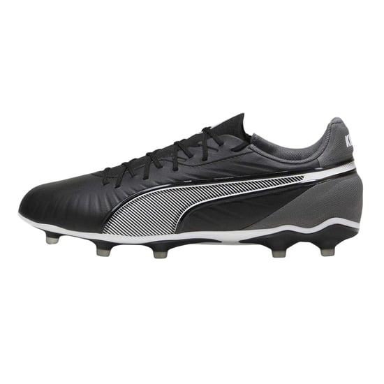 Puma Mens King Match Firm Ground Football Boots (Puma Black/White) - Image 3