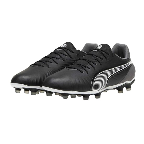 Puma Mens King Match Firm Ground Football Boots (Puma Black/White) - Image 6