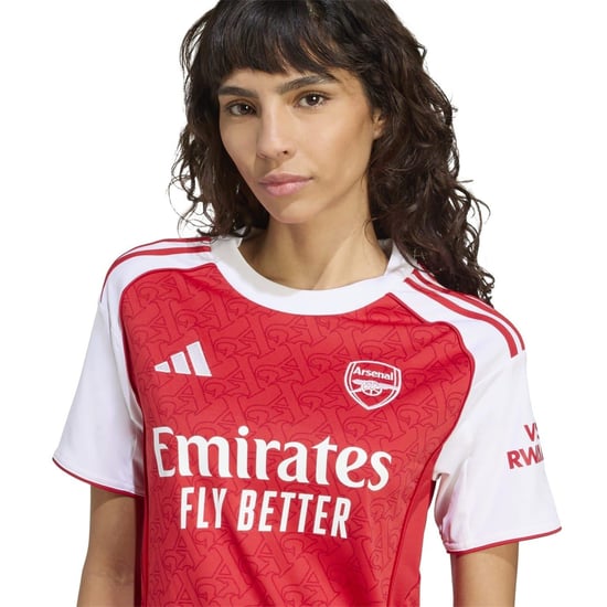 Women's adidas Arsenal Home Shirt 2025 2026 in Red/White - Image 3
