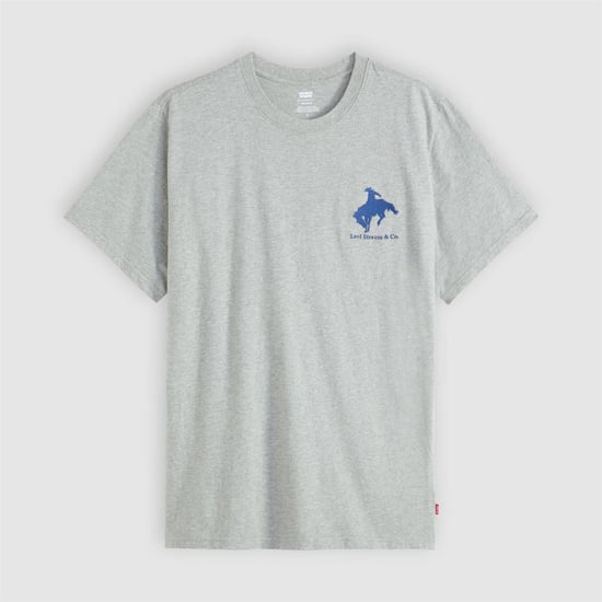 Men's Levis Relaxed Fit T in Heather Grey - Image 1