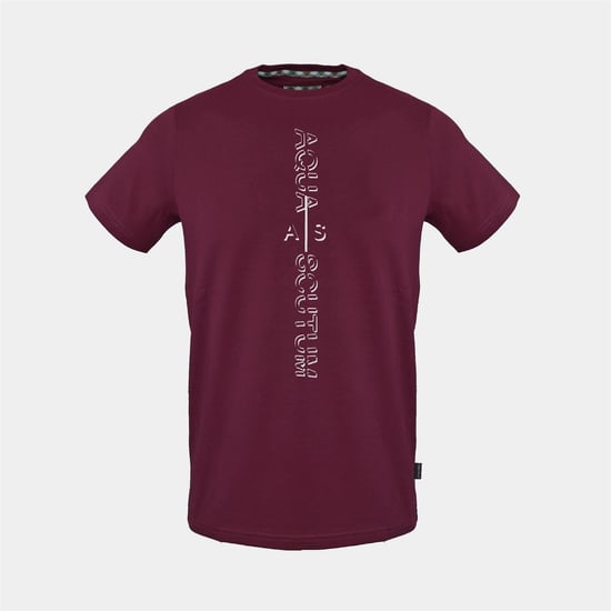 Men's Aquascutum T-shirt in Red - Image 1