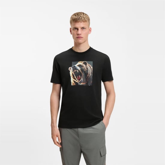 Men's Boss Te Dobermann 10277382 01 in Black - Image 2