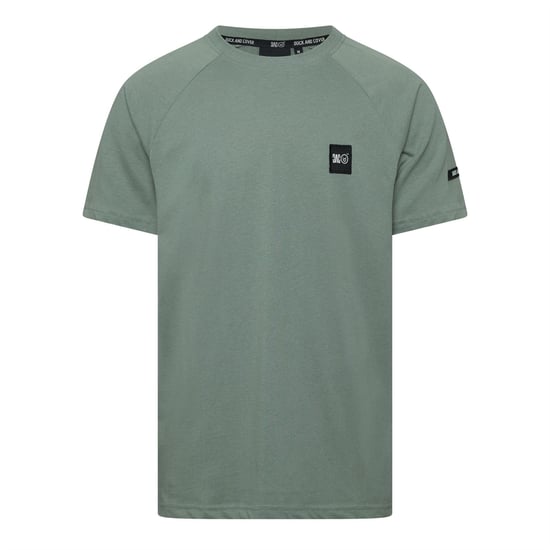 Men's Duck and Cover Topfield T-Shirt in Olive - Image 1