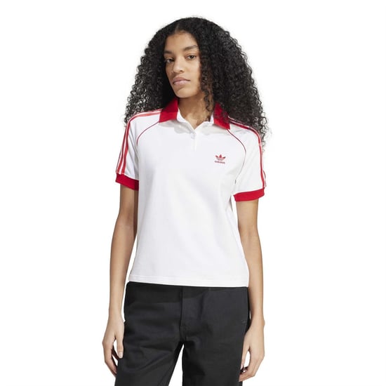 Women's adidas Sst Ss Polo in White - Image 2