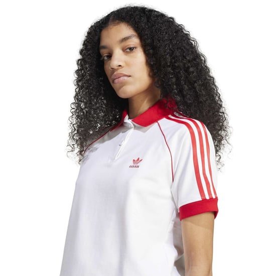 Women's adidas Sst Ss Polo in White - Image 4