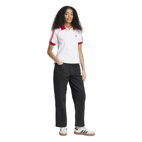 Women's adidas Sst Ss Polo in White - Image 6