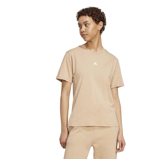 Women's adidas W Sl Sj T in Warm Sandston - Image 2
