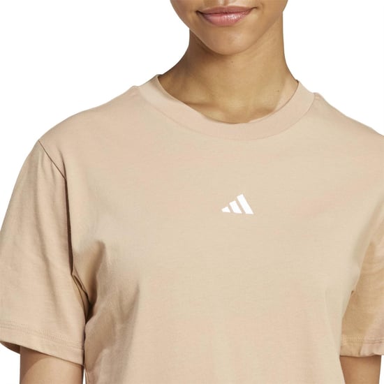Women's adidas W Sl Sj T in Warm Sandston - Image 4