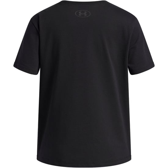 Girls Under Armour G Rival Shimmer S in Black - Image 2