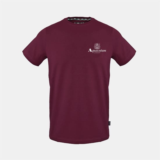 Men's Aquascutum T-shirt in Red - Image 1