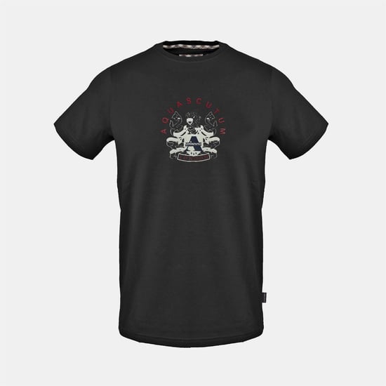 Men's Aquascutum T-shirt in Black - Image 1