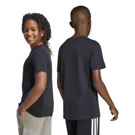 Boys adidas J Moto 1 in Black - Image 3