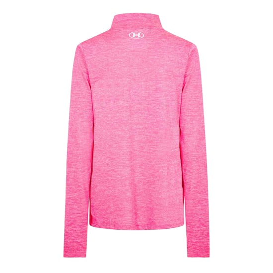 Under Armour Womens/Ladies Tech Textured Half Zip Top (Pink) - Image 2