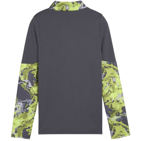 Puma Kinder-T-shirt met kwartritssluiting van drillstof (Grijs) - Image 2