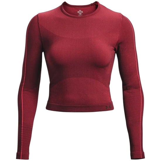 Under Armour UA Rush naadloze top met lange mouwen voor dames (Rood) - Image 2