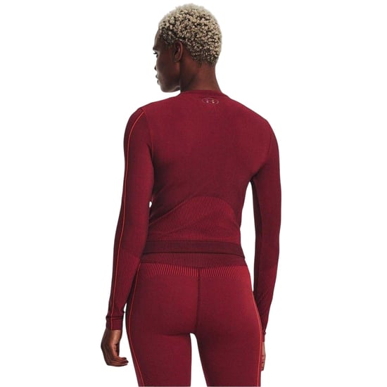 Under Armour UA Rush naadloze top met lange mouwen voor dames (Rood) - Image 3