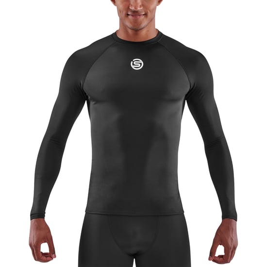 Skins Heren Series-1 Regular Base Layer Top met lange mouwen (Zwart) - Image 3