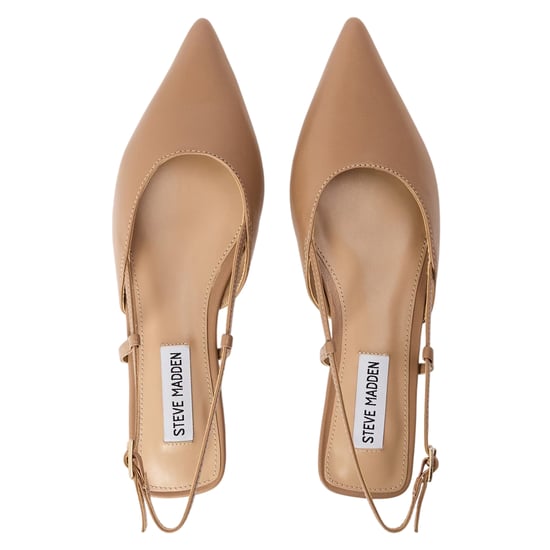 Steve Madden Womens/Ladies Spencer Leather Sling Back Sandals (Tan) - Image 3